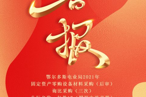 热烈祝贺杏鑫娱乐中标鄂尔多斯电业局2021年牢固资产零购设备质料采购（后审）询比采购（三次）